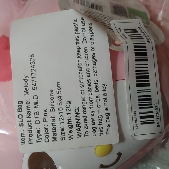 Sanrio 🆕 My Melody Small Silicone Crossbody Bag - Picture 3 of 10